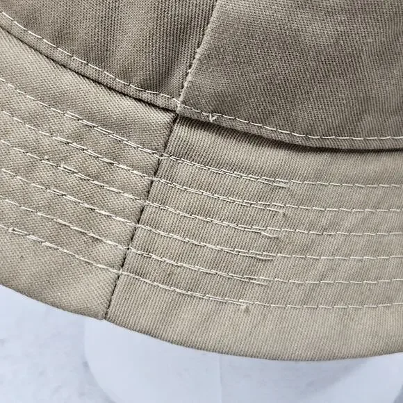 Cornell University Bucket Hat Beige Tan Spelled Out Logo Cap Classic Sportswear - Picture 3 of 7